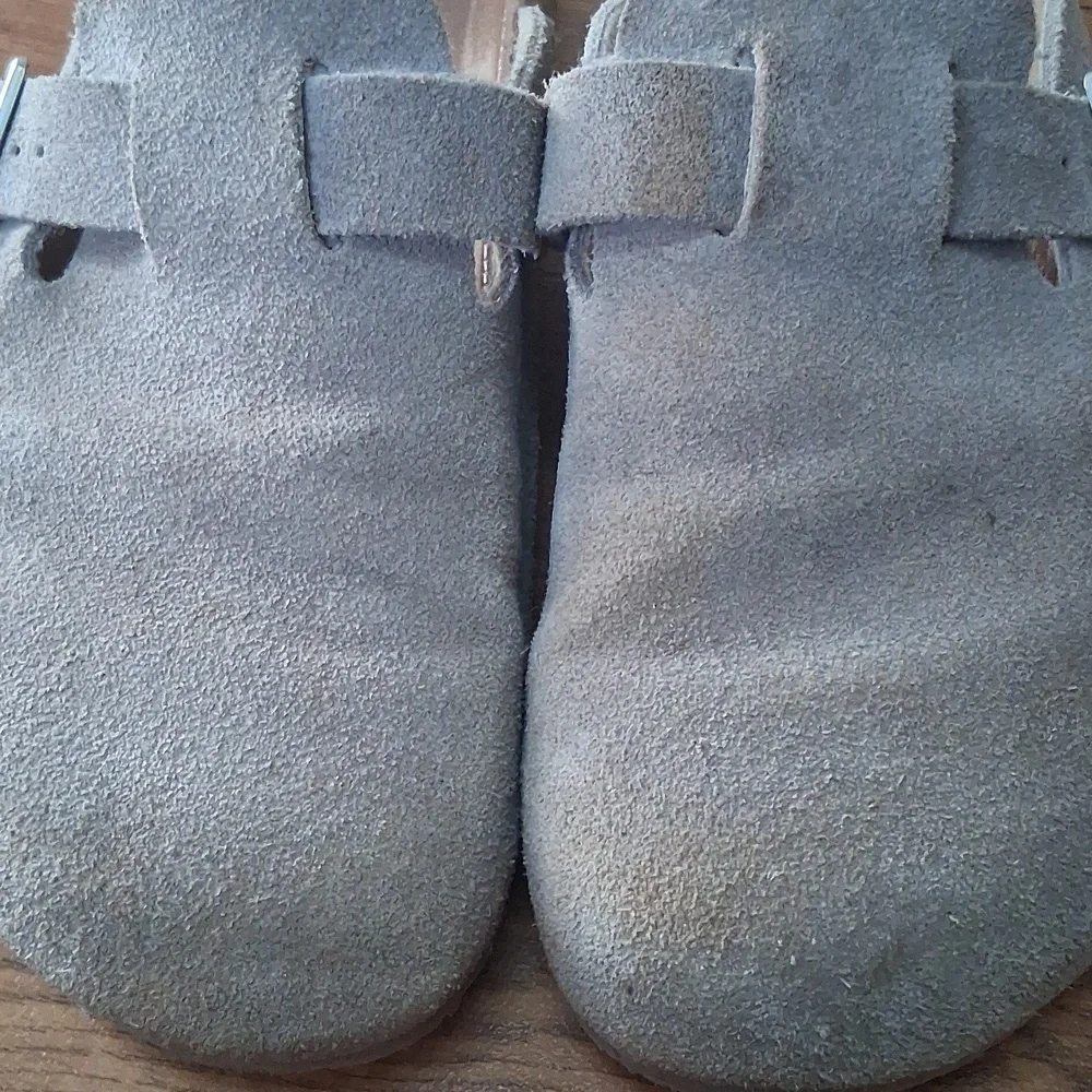 Serra Womens Tan Birkenstock Style Clogs - Picture 3 of 4